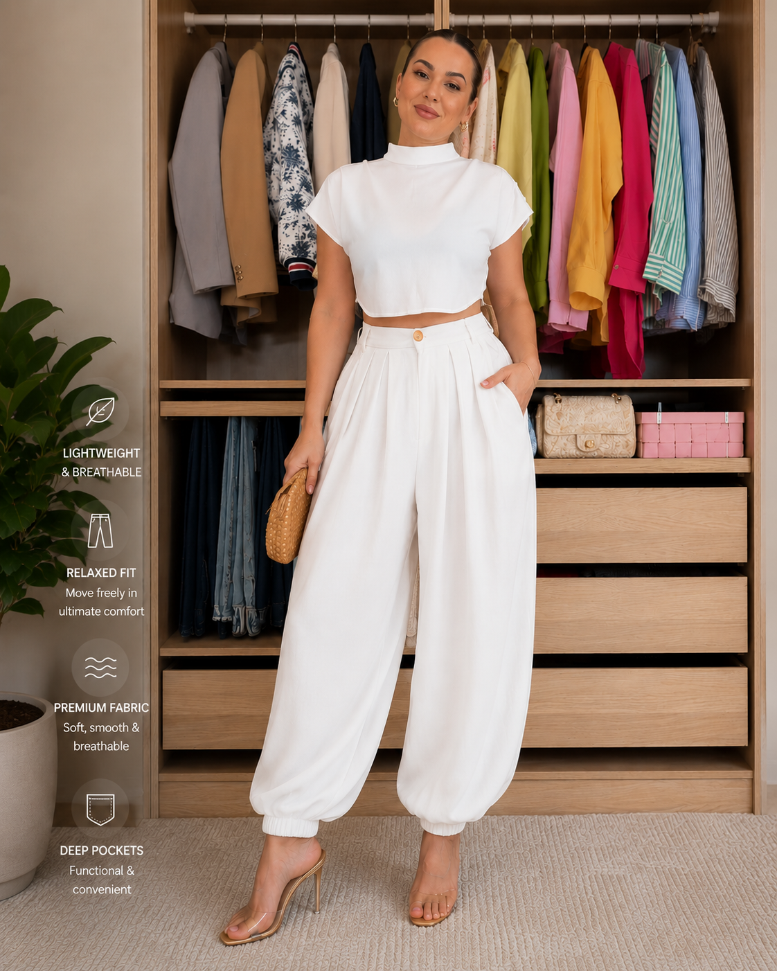 Cloud drape pants
