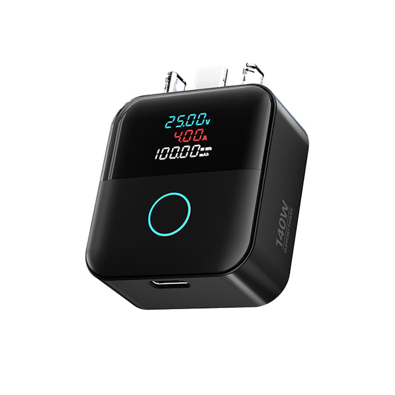 š50% OFF NOW! 140W MultiāPort USBāC Smart Charging Protector with LED Digital Display, Fast Charging Power Adapter, Intelligent CurrentāMonitoring Wall Charger for Smartphones, Tablets & Laptops