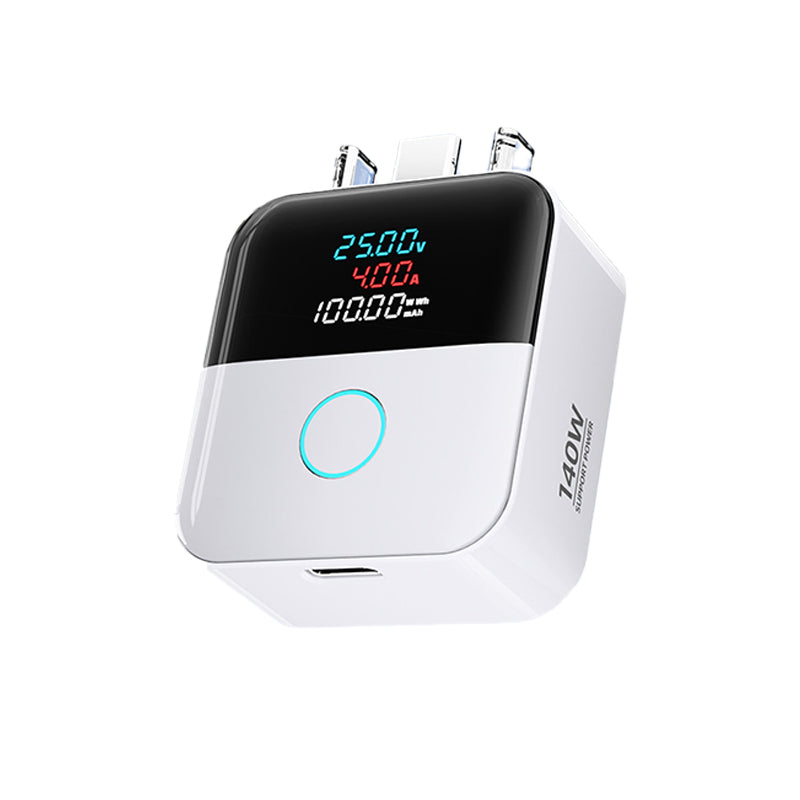 š50% OFF NOW! 140W MultiāPort USBāC Smart Charging Protector with LED Digital Display, Fast Charging Power Adapter, Intelligent CurrentāMonitoring Wall Charger for Smartphones, Tablets & Laptops