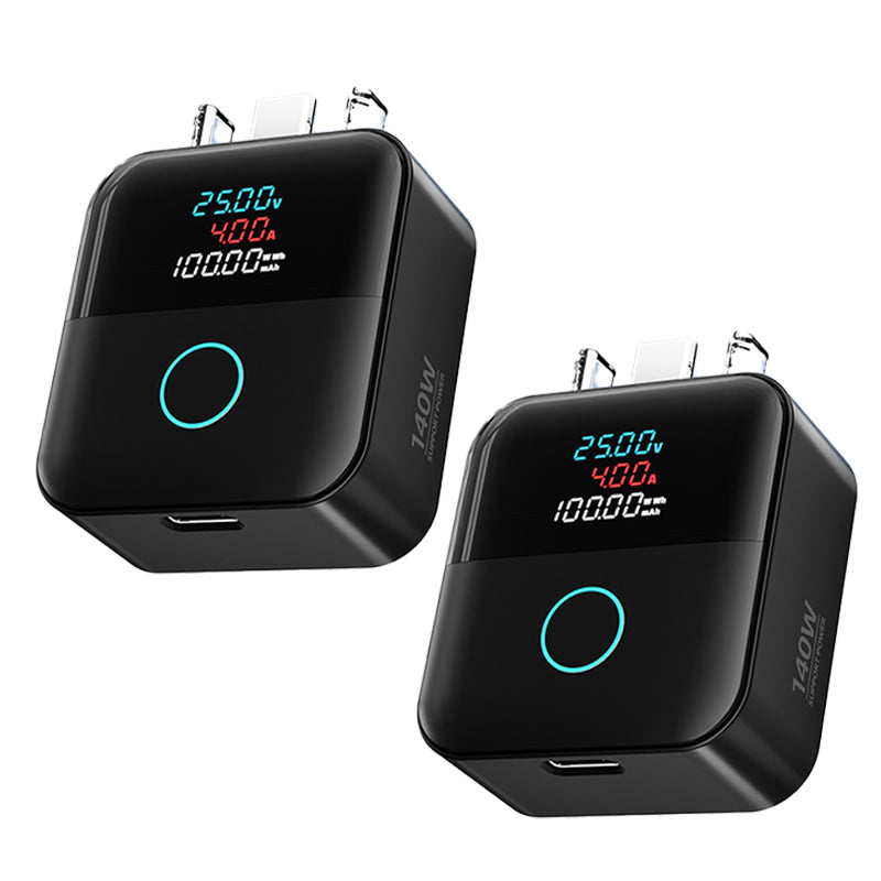 š50% OFF NOW! 140W MultiāPort USBāC Smart Charging Protector with LED Digital Display, Fast Charging Power Adapter, Intelligent CurrentāMonitoring Wall Charger for Smartphones, Tablets & Laptops