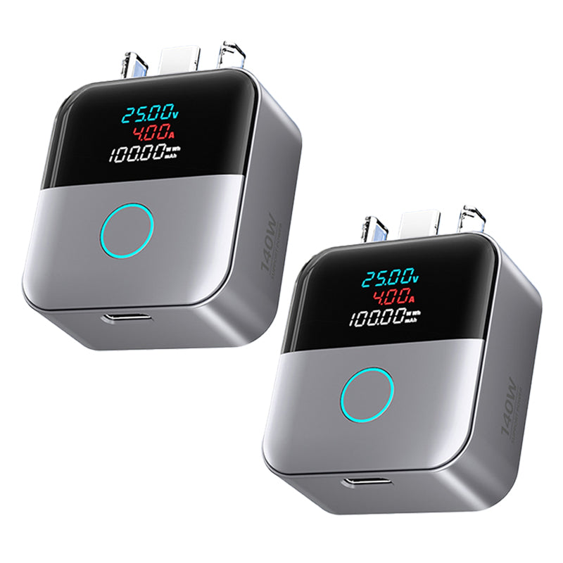 š50% OFF NOW! 140W MultiāPort USBāC Smart Charging Protector with LED Digital Display, Fast Charging Power Adapter, Intelligent CurrentāMonitoring Wall Charger for Smartphones, Tablets & Laptops