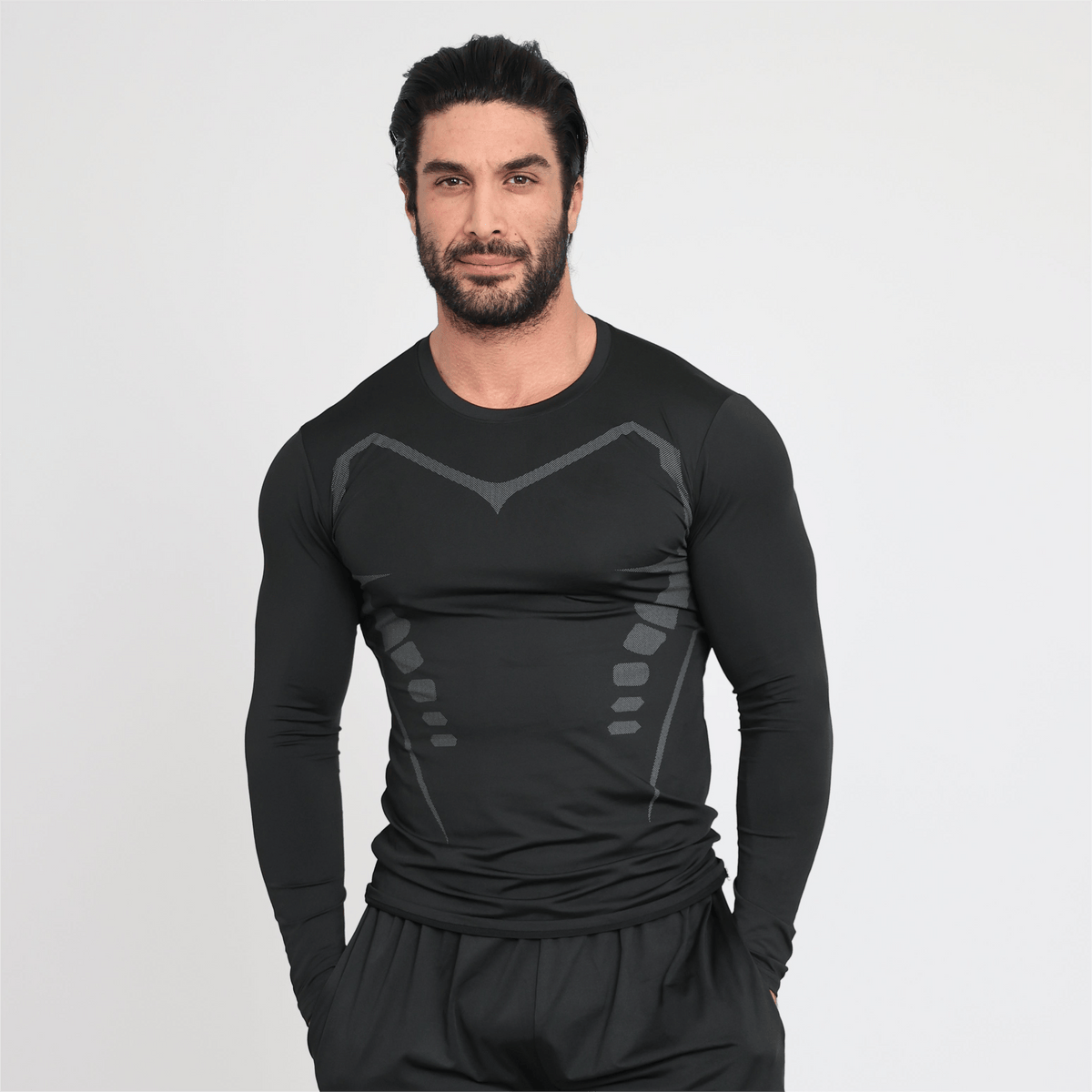 📢📢40% OFF !! ⏰ Ion Shape Long Sleeve Shirt – Slim Fit & Optimal Comfort – Modern Design, Perfect for a Polished Everyday Look – A Perfect Understanding of Men's Needs ✨🌿