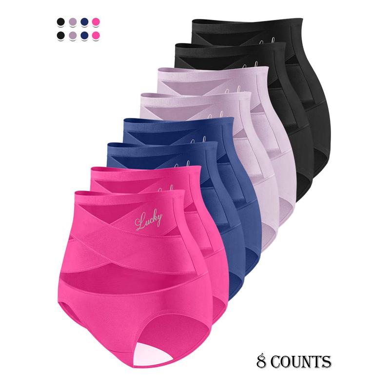 💖💖Last Day-Buy 1 Get 3 Packs🎁Plus-Size High-Waist Cross Tummy Control Panties
