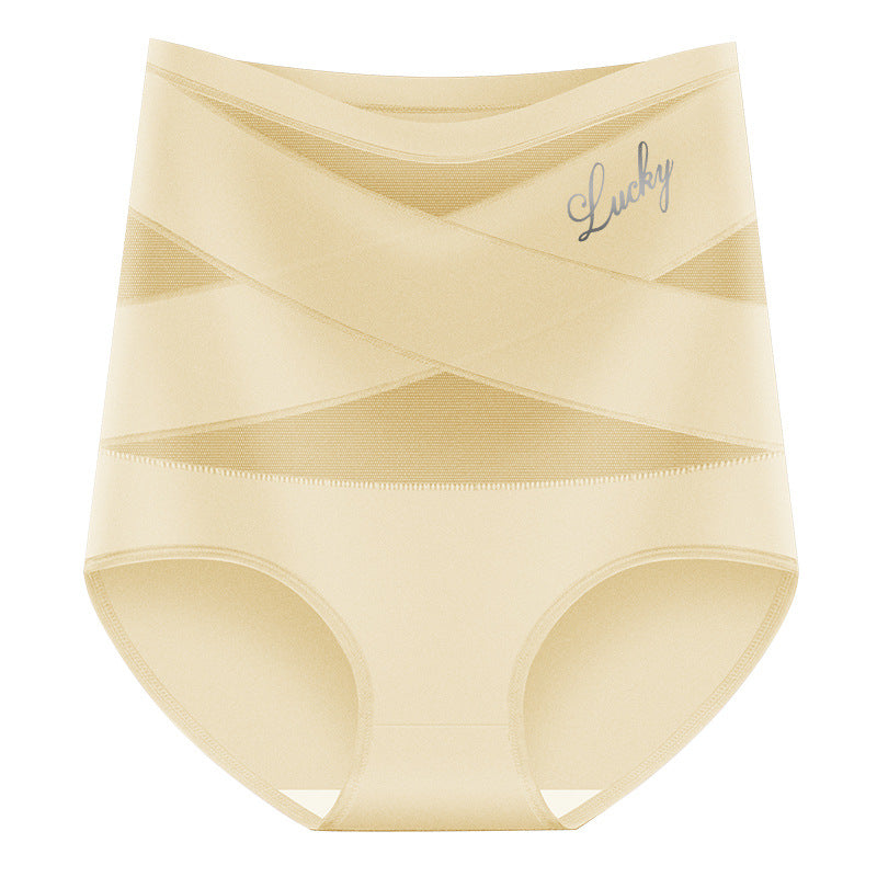 💖💖Last Day-Buy 1 Get 3 Packs🎁Plus-Size High-Waist Cross Tummy Control Panties