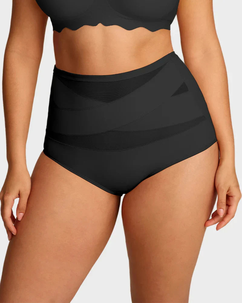 💖💖Last Day-Buy 1 Get 3 Packs🎁Plus-Size High-Waist Cross Tummy Control Panties