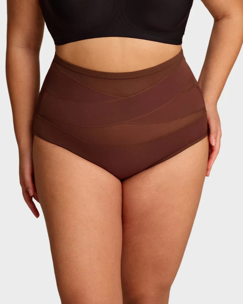 💖💖Last Day-Buy 1 Get 3 Packs🎁Plus-Size High-Waist Cross Tummy Control Panties