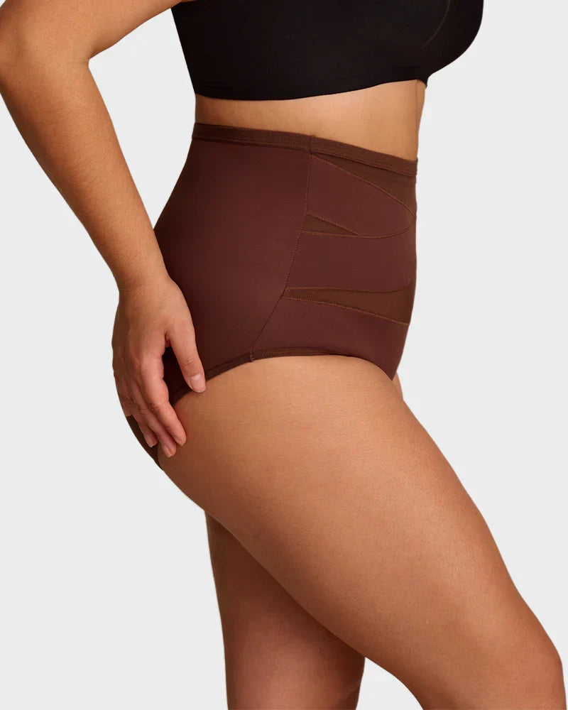 💖💖Last Day-Buy 1 Get 3 Packs🎁Plus-Size High-Waist Cross Tummy Control Panties