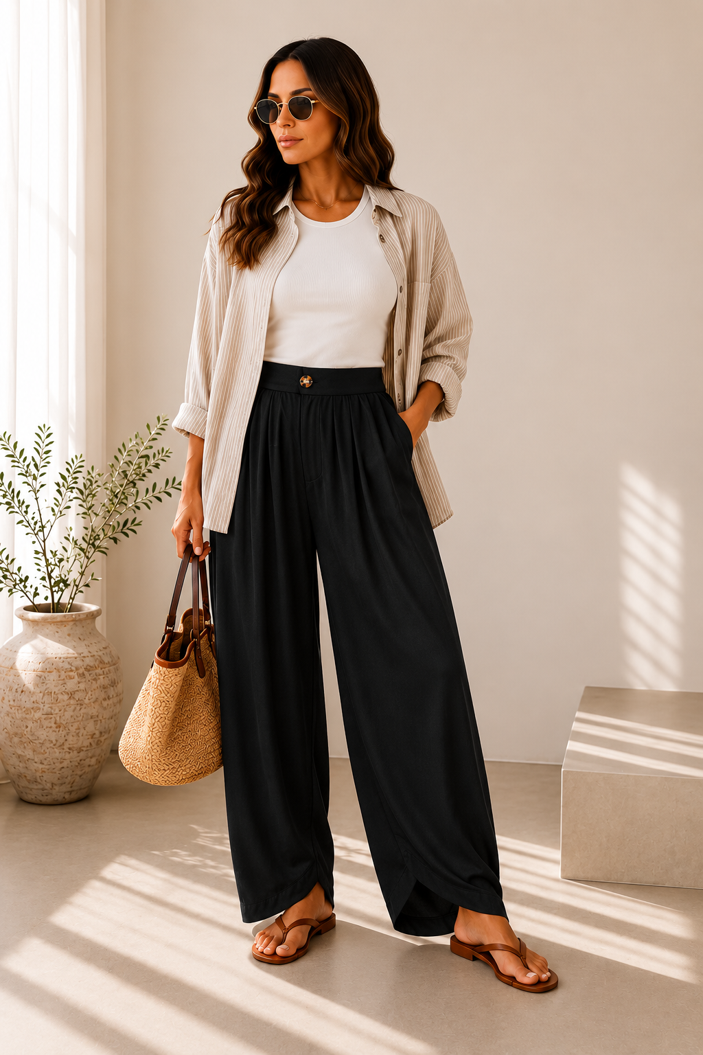 Cloud drape pants