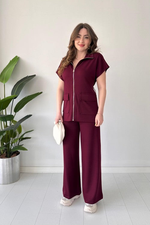 2026 New Design 👗 Zippered Modal Lounge Set