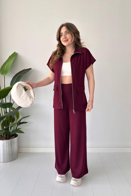 2026 New Design 👗 Zippered Modal Lounge Set