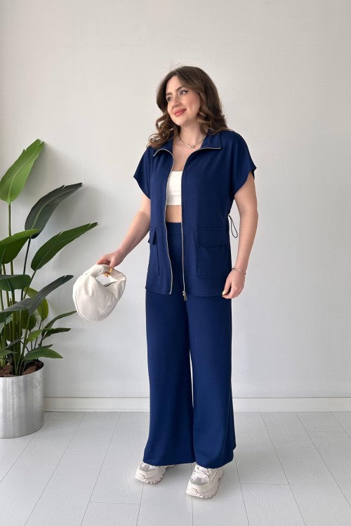 2026 New Design 👗 Zippered Modal Lounge Set