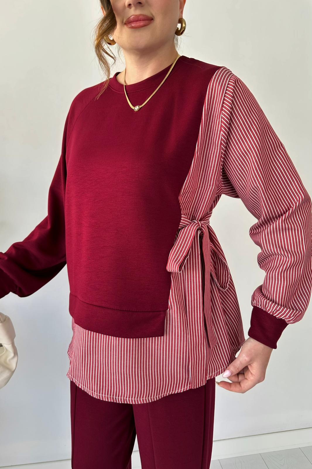 2025 New Design👗 Stylish Long Sleeve Garnished 2-piece Suit