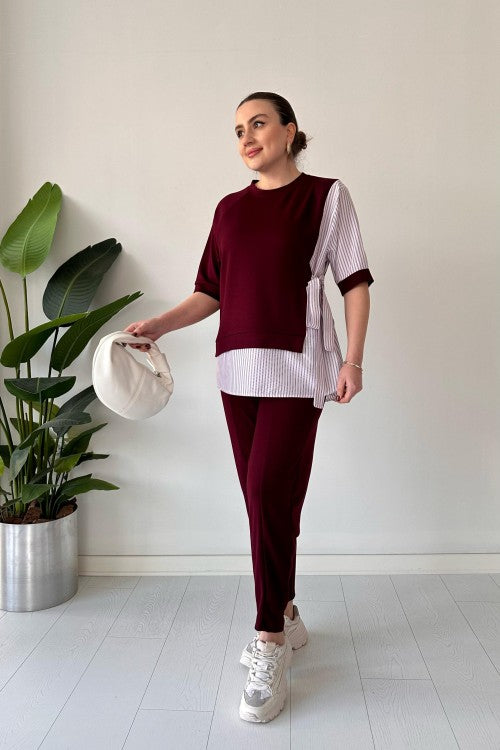2025 New Design👗 Stylish Long Sleeve Garnished 2-piece Suit