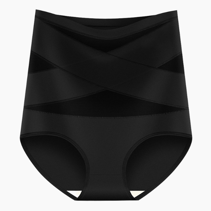 💖💖Last Day-Buy 1 Get 3 Packs🎁Plus-Size High-Waist Cross Tummy Control Panties