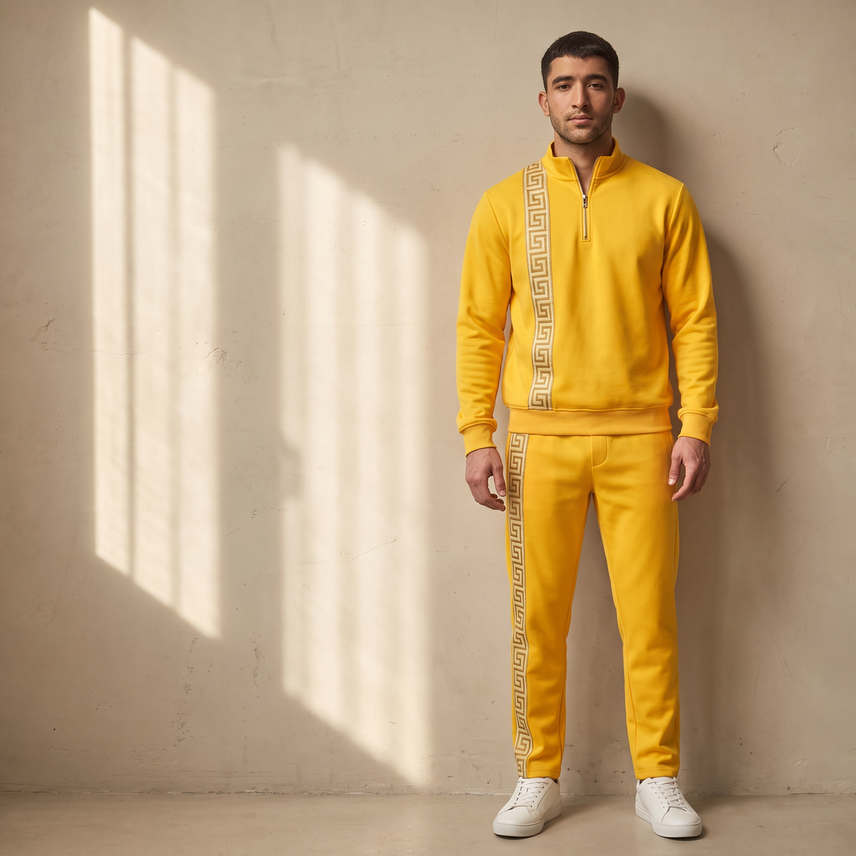 Yellow co-ord set - studio light